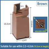 Adjustable Furniture Height Pad Brown A 2PCS 0 - Tophatter Daily Deals