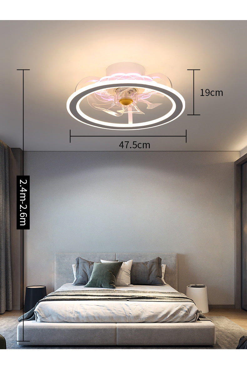 Bedroom Ceiling Lamp Modern Fan Lamp 0 - Tophatter Daily Deals