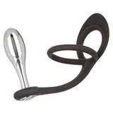 Star Fucker Teardrop Plug And Cockring – Silicone And Metal Dual Enhancer Plug And Cockring > Anal Range > Prostate Plugs - Tophatter Daily Deals