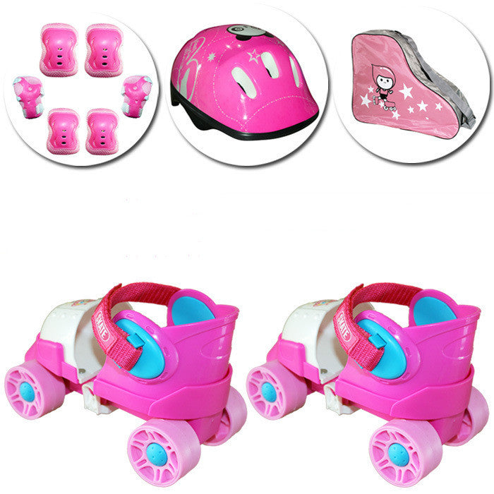 Baby Beginner Four Roller Skating Shoes L 0 - Tophatter Daily Deals
