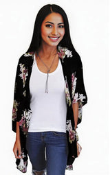 Beautiful summer Digital Print Cardigan women's fashion 0 - Tophatter Daily Deals
