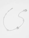 V To Z Zircon 925 Sterling Silver Bracelet Bracelets - Tophatter Daily Deals