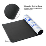 16x35.5in Horizontal Oversized Rubber Keyboard Pad 7 - Tophatter Daily Deals