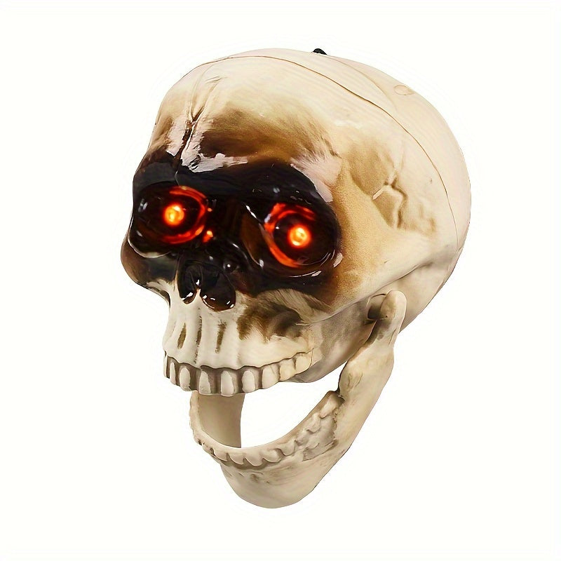 Halloween Skull Head Sound Control Hanging Halloween - Tophatter Daily Deals