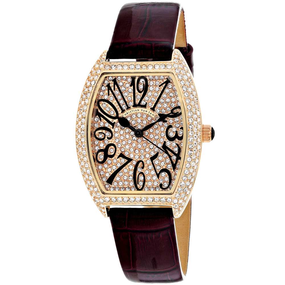 Christian Van Sant Women's Elegant // CV4822 Rose gold Watches - Tophatter Daily Deals