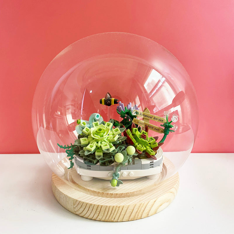 Blossom Pot Simulation Green Plant Household Decoration Toys 0 - Tophatter Daily Deals