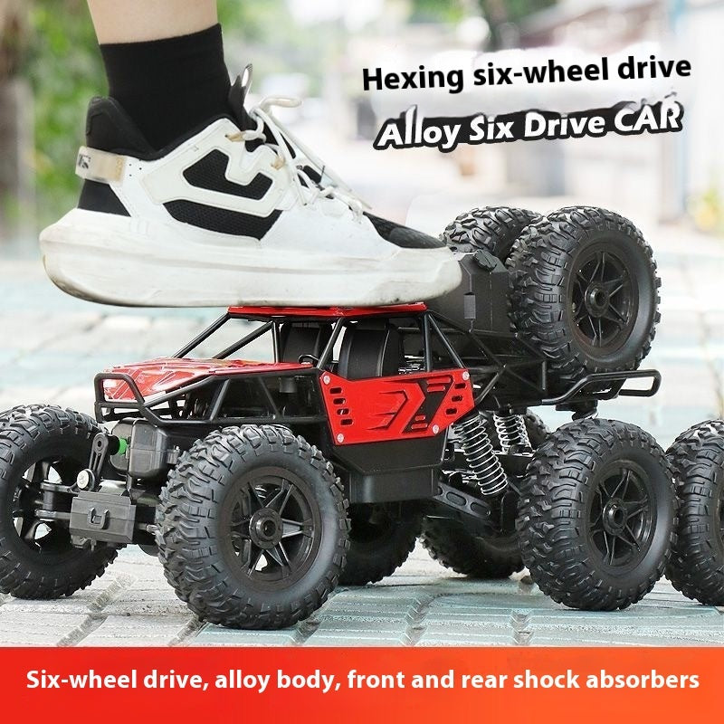Alloy Remote Control Off-road Vehicle Four-wheel Climbing Rechargeable Racing Car 0 - Tophatter Daily Deals