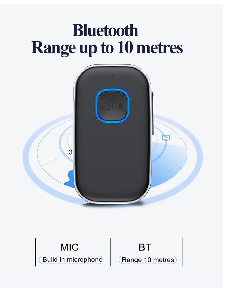 16h 2 In 1 Bluetooth Sound Receiver Car J22 0 - Tophatter Daily Deals