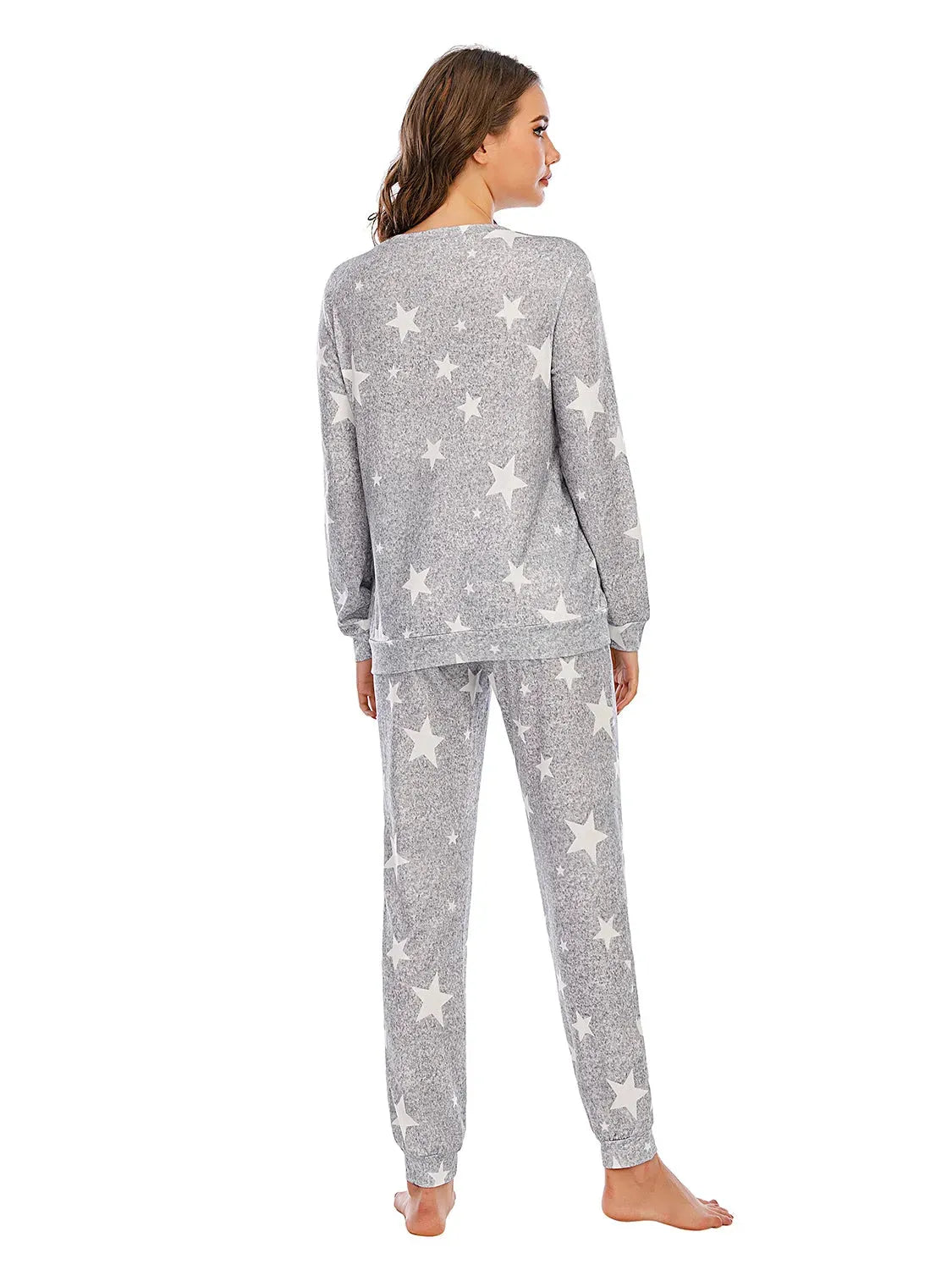 Star Top and Pants Lounge Set Loungewear Sets - Tophatter Daily Deals