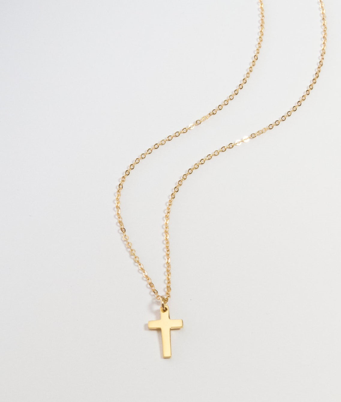 Tiny Cross Necklace Necklaces - Tophatter Daily Deals