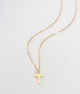 Tiny Cross Necklace Necklaces - Tophatter Daily Deals