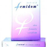 Femidom 3 Pack Female Condoms Non Latex Lubricated > Essentials > Condoms - Tophatter Daily Deals