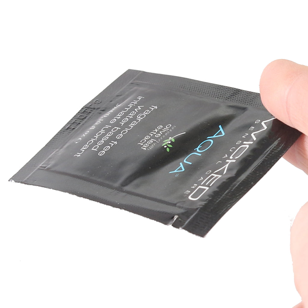 Aqua Fragrance Free Water Based Lube .10oz/3ml - Tophatter's Adult Products Lubes and Lotions > Water Based Sex Lubes - Tophatter Daily Deals