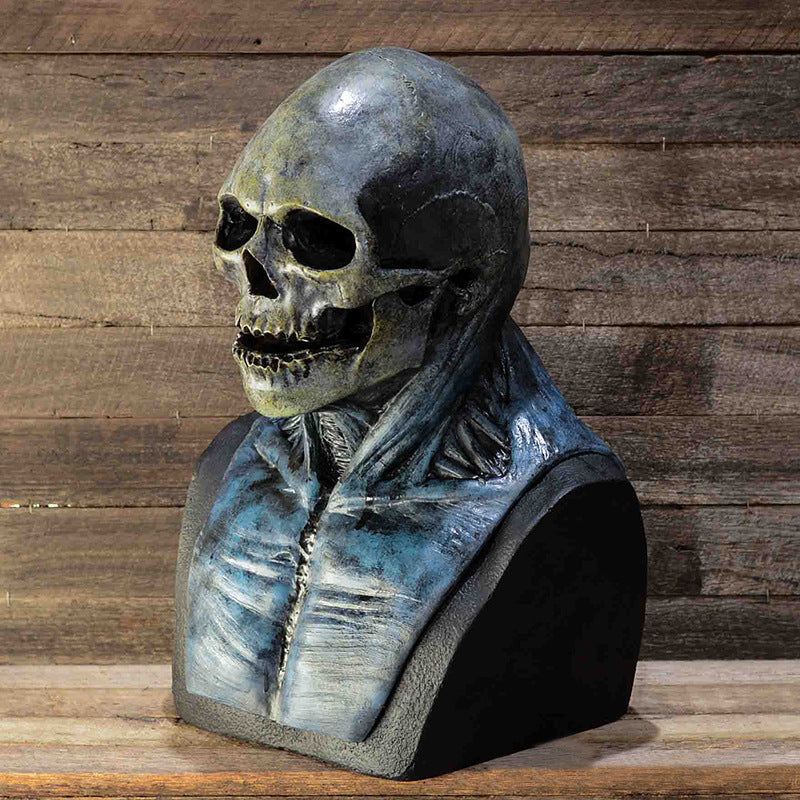 Bloody Latex Skull Mask Realistic Horror Halloween Prop 3D Changing Face Moving Picture Frame - Tophatter Daily Deals