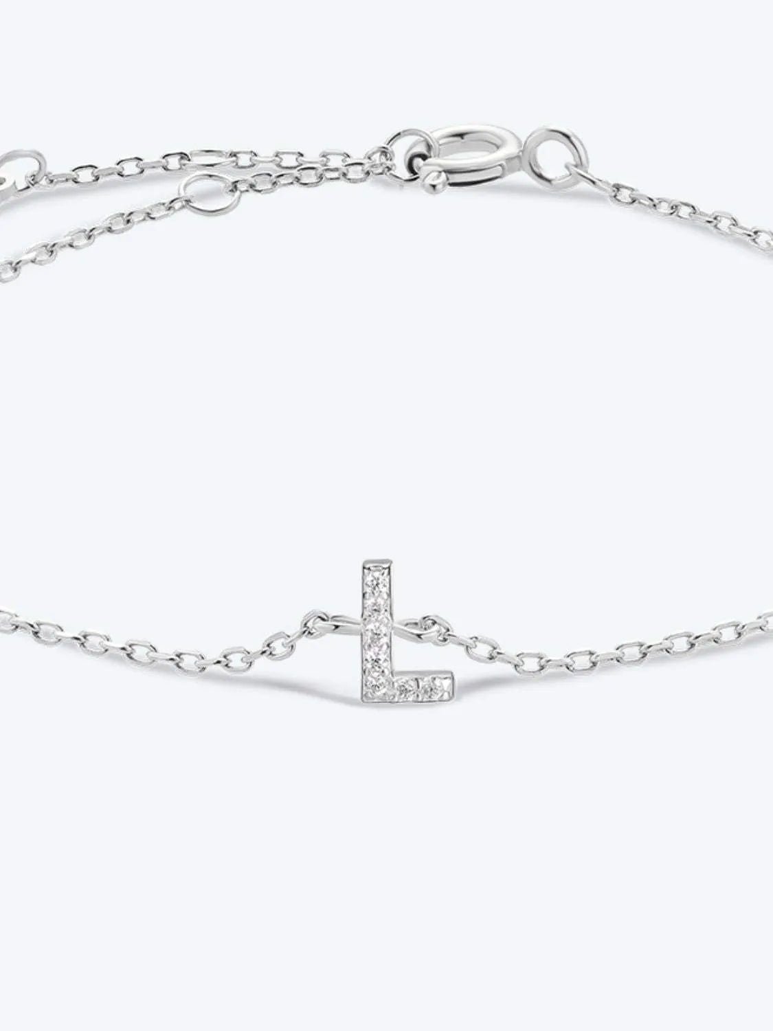L To P Zircon 925 Sterling Silver Bracelet Bracelets - Tophatter Daily Deals