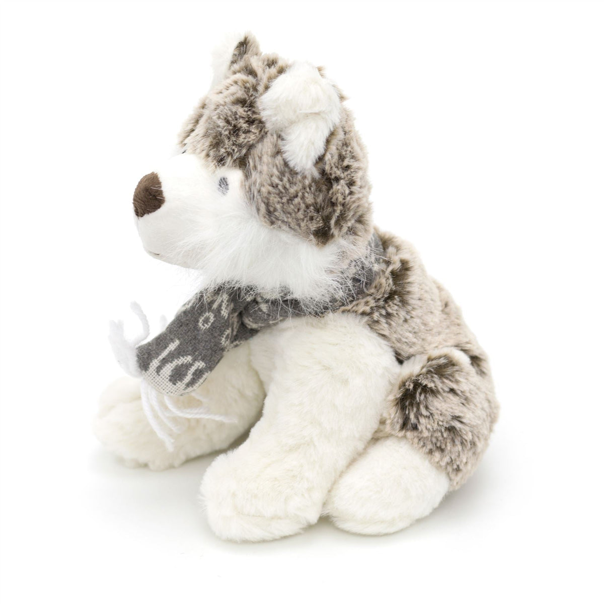 Adorable Husky Dog Soft Plush Toy | Children's Cuddly Soft Toy Husky Puppy | Christmas Cute Animal Plush Soft Toy - Tophatter Daily Deals