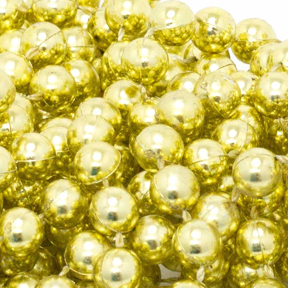 7.5m Gold Bead Chain | Christmas Tree Bead Garland Decoration | Bead String Christmas Decorations Garland - Tophatter Daily Deals