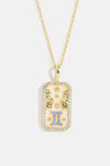 Rhinestone Constellation Pendant Copper Necklace Necklaces - Tophatter Daily Deals