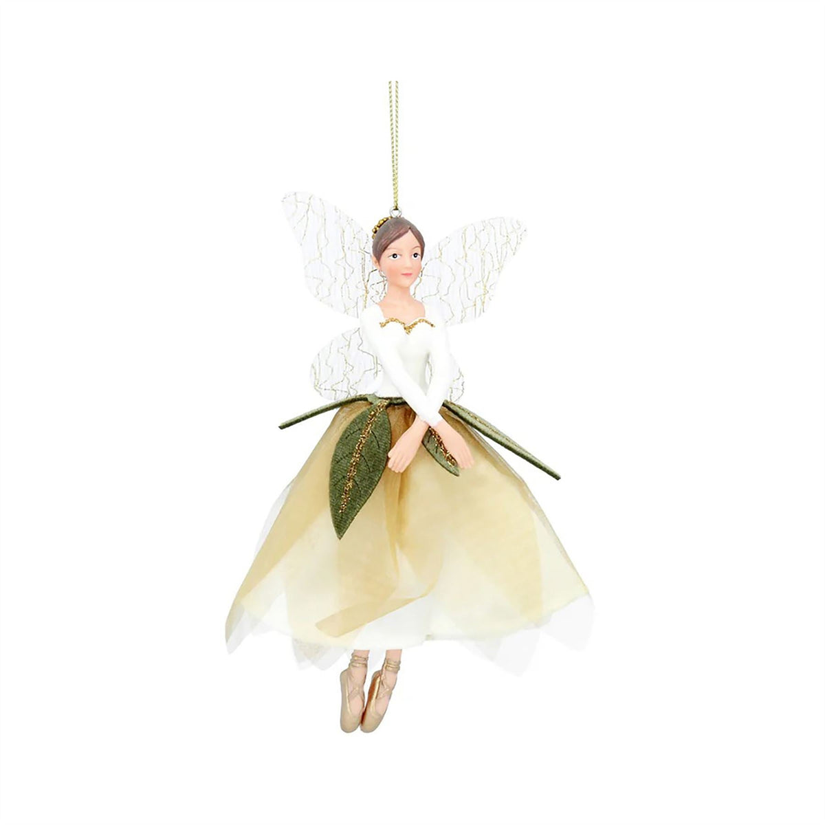 Flower Fairy Christmas Bauble | Woodland Fairy Christmas Tree Ornament - 16cm Baubles - Tophatter Daily Deals