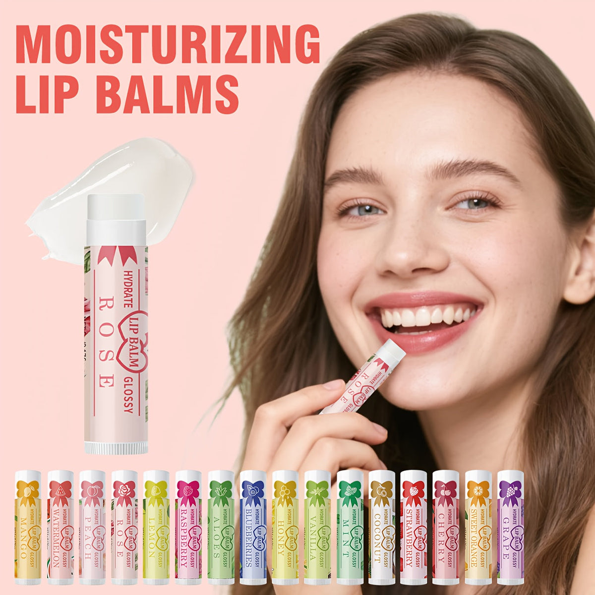 10-Pack: Tinted Moisturizing Lip Balm Set, Assorted Flavors Beauty & Personal Care - Tophatter Daily Deals