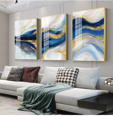 Abstract Canvas Painting Contemporary Art Poster Modern Home Living Room Decor 0 - Tophatter Daily Deals