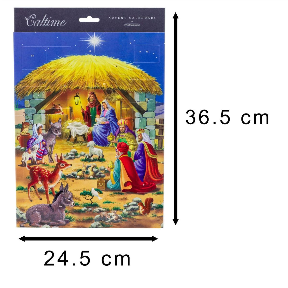 Christmas Advent Calendar Bethlehem Nativity Scene | Religious Advent Calendar Traditional Advent Calendar | Picture Advent Calendar Paper Advent Calendar Advent Calendar - Tophatter Daily Deals
