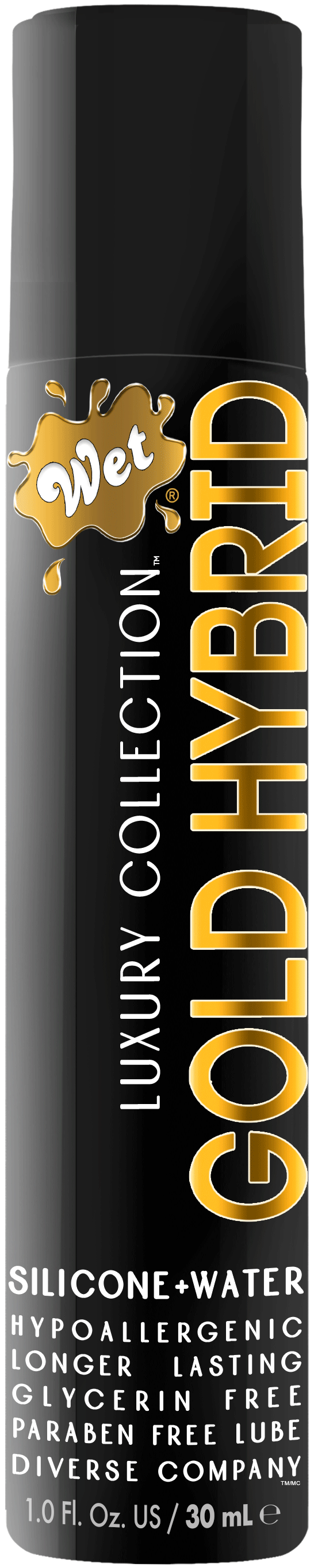 Wet Gold Hybrid Water Silicone Blend – Hypoallergenic Lubricant 1 Fl Oz > Lube > Hybrid - Tophatter Daily Deals