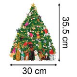 Pop-up 3D Caroling Pets Christmas Advent Calendar | Christmas Tree Calendar 31cm Advent Calendar - Tophatter Daily Deals