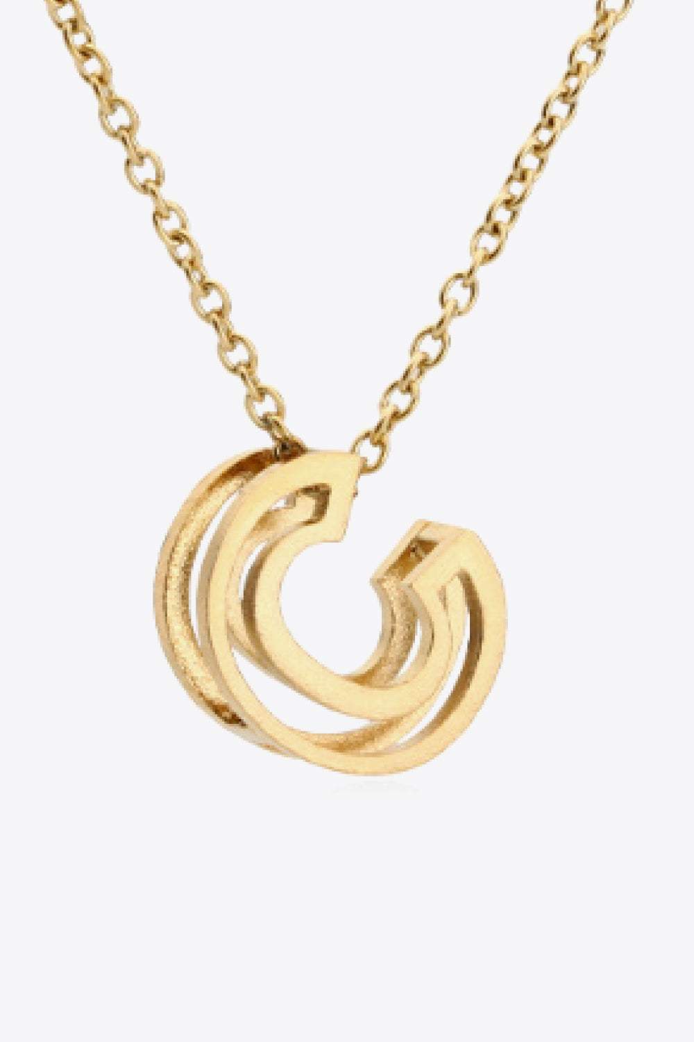 A to J Letter Pendant Nekclace Necklaces - Tophatter Daily Deals