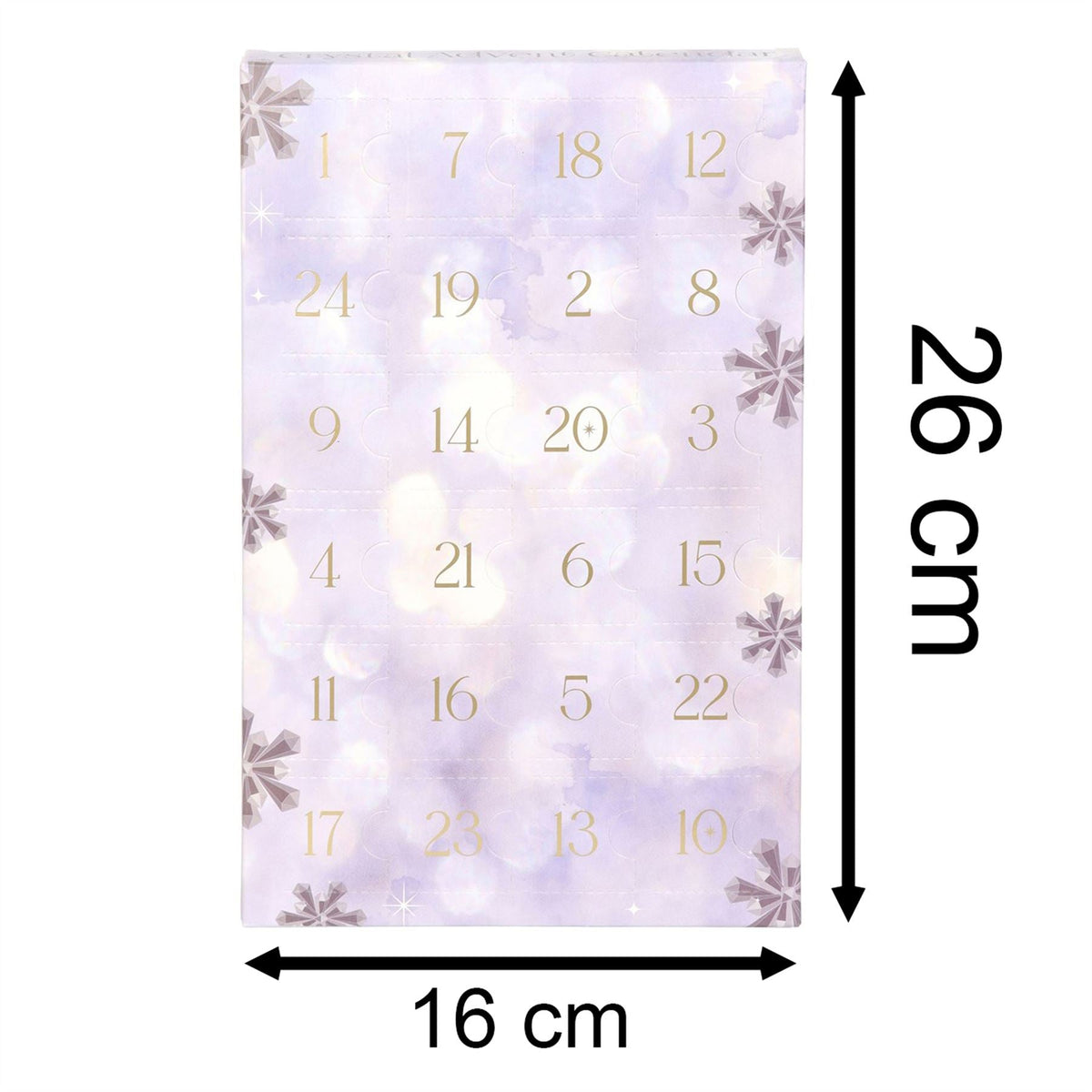 Crystal Advent Calendar with 24 Gemstones | Countdown to Christmas for Wellbeing Advent Calendar - Tophatter Daily Deals