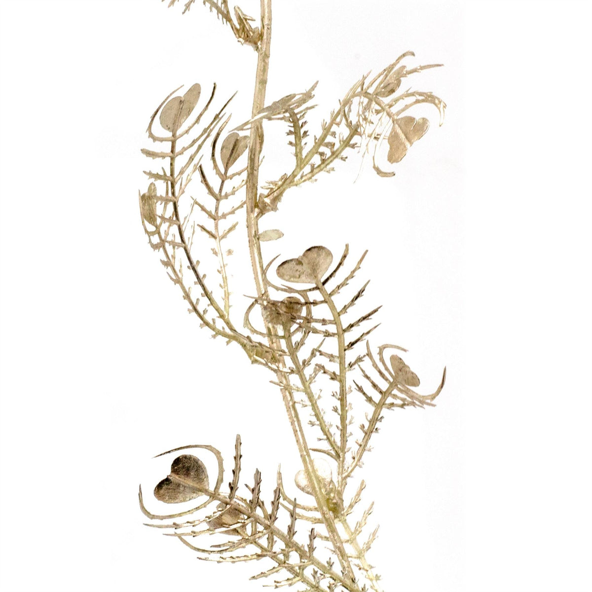 Champagne Gold Leaf Christmas Garland | Artificial Foliage Garland Leaves -170cm Garland - Tophatter Daily Deals
