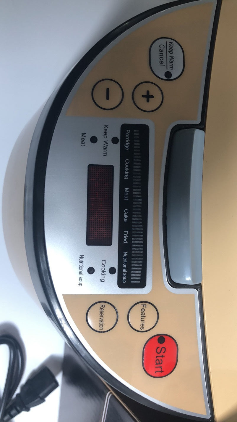 5L Large Capacity English Smart Rice Cooker 0 - Tophatter Daily Deals