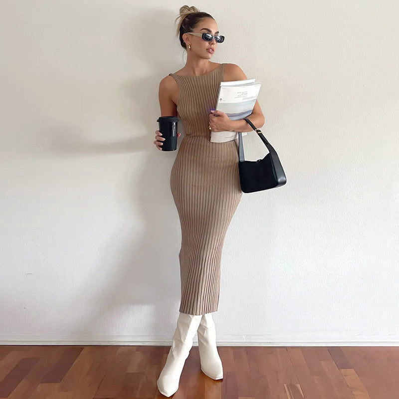 Backless Dress Sexy Casual Women's Clothing 0 - Tophatter Daily Deals