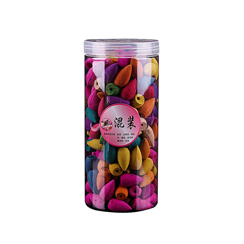 About 200 Plastic Canned Flowing Smoke Tower Fragrant Backflow Fragrant Granules 0 - Tophatter Daily Deals