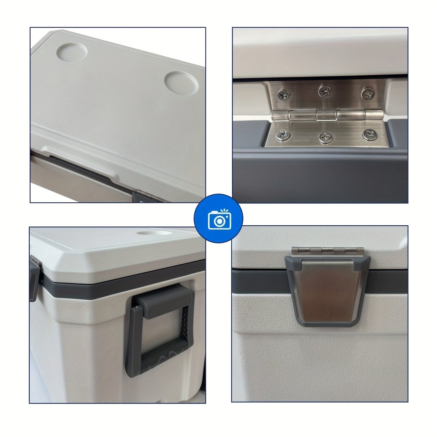 48 Quart Portable Camping Cooler Box Camping & Hiking - Tophatter Daily Deals