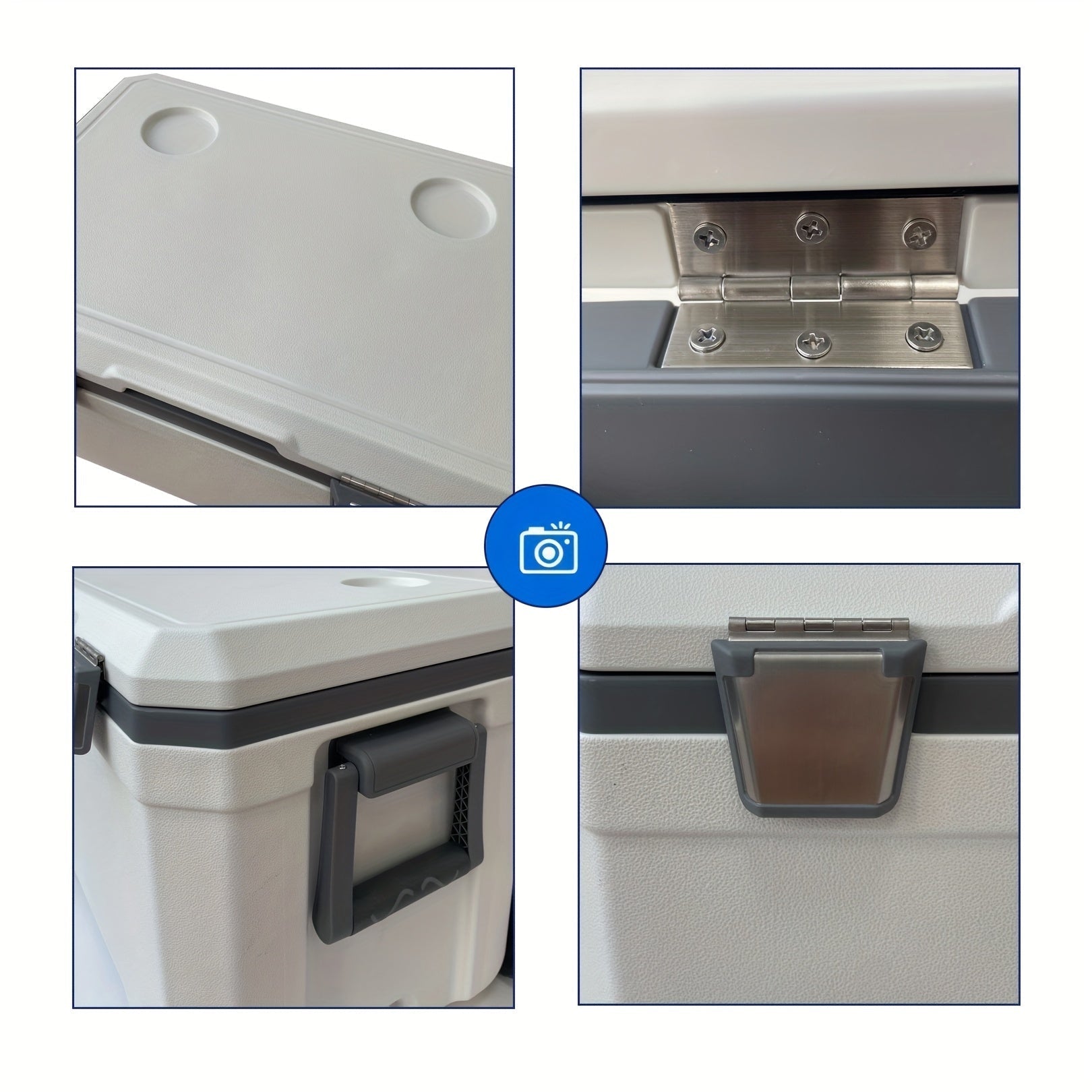 48 Quart Portable Camping Cooler Box Camping & Hiking - Tophatter Daily Deals