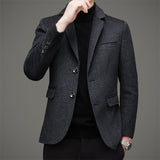 Autumn And Winter New Tweed Blazer 0 - Tophatter Daily Deals