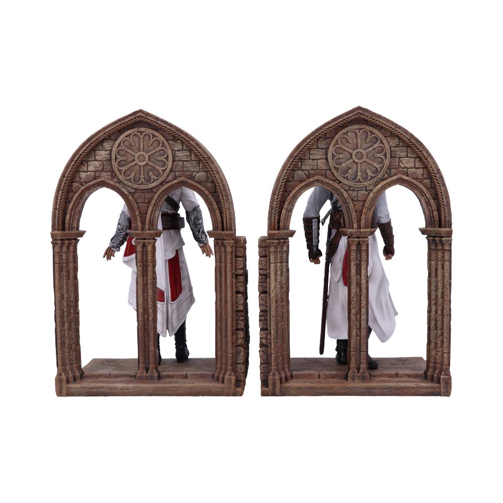 Assassin's Creed Altaïr and Ezio Bookends Collectible Merchandise - Tophatter Daily Deals