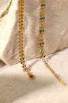 Leaf Chain Lobster Clasp Necklace Necklaces - Tophatter Daily Deals