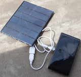 3.5W 6V Solar Charger Solar Panel Power Bank 0 - Tophatter Daily Deals