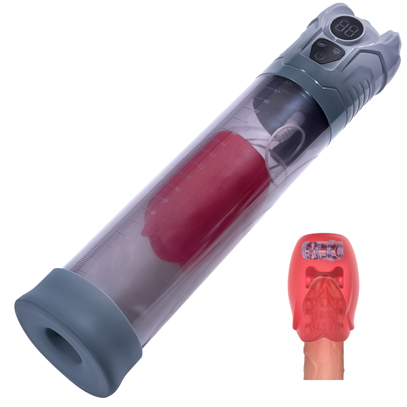 Acmejoy GrowPlus - Train & Please Penis Pumps 5 Sucking Blowjob 7 Vibrations Penis Pumps - Tophatter Daily Deals