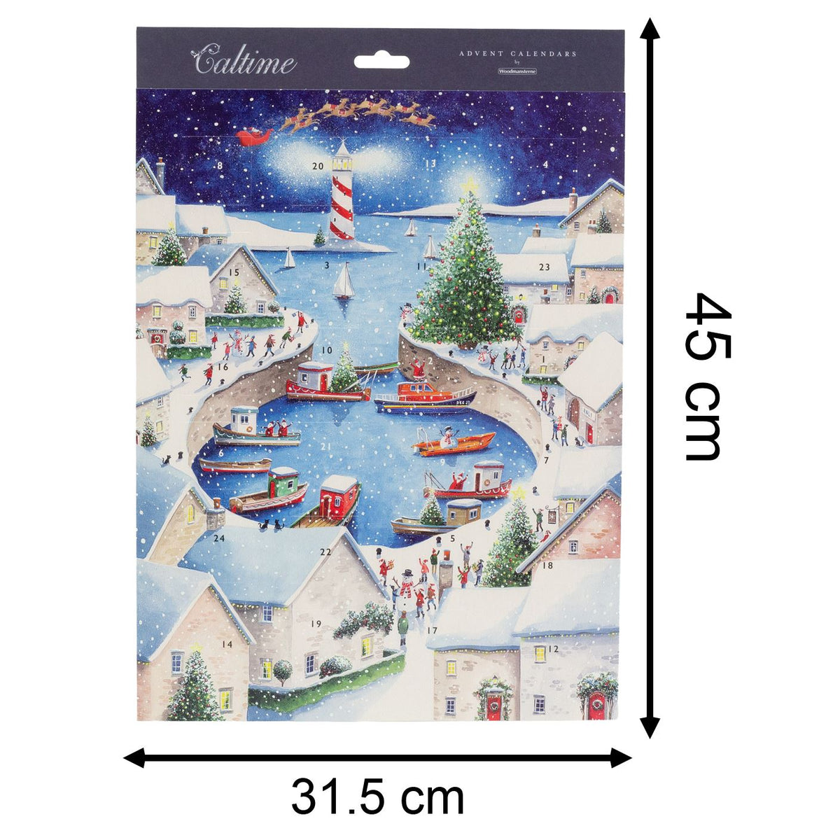 Christmas by the Sea Advent Calendar | Large Traditional Picture Advent Calendar Advent Calendar - Tophatter Daily Deals