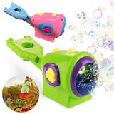 Bike Bubble Machine Automatic Bubble Machine Gun Soap Glow Bubble Blower Outdoor Kids Child Brinquedos Toy For Kids 0 - Tophatter Daily Deals