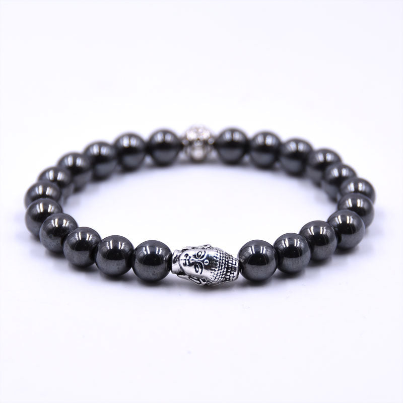 Beads Couple Jewelry Boys Hand Bead Jewelry Bracelet Jewelry Long Head Round Beads 0 - Tophatter Daily Deals
