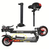 Electric Scooter Seat Folding Saddle for Kugoo M4/M4 Pro Vehicles & Parts - Tophatter Daily Deals