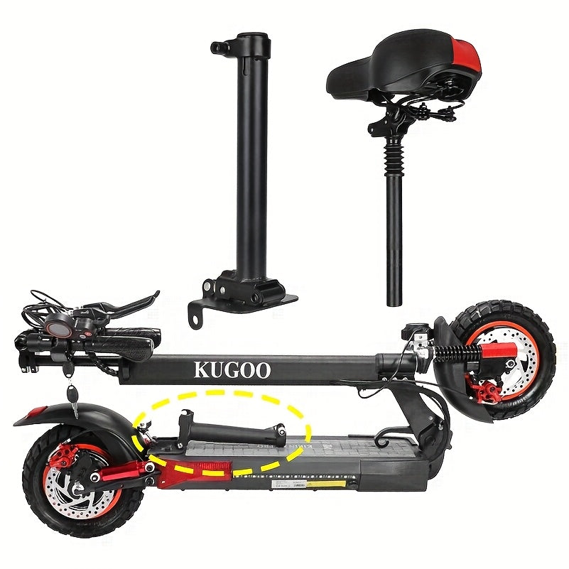 Electric Scooter Seat Folding Saddle for Kugoo M4/M4 Pro Vehicles & Parts - Tophatter Daily Deals