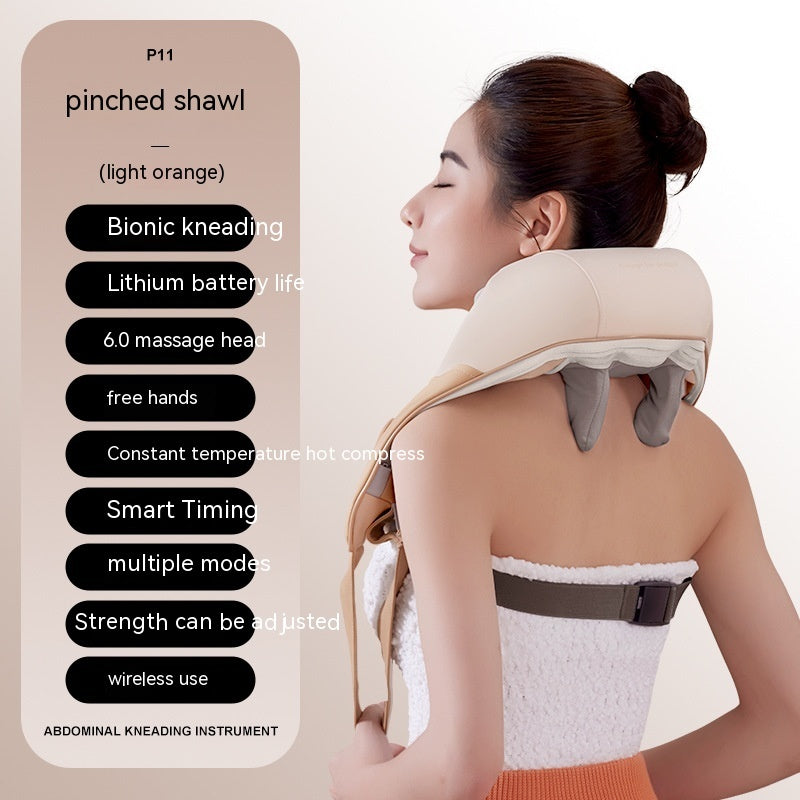 Oblique Muscle Shoulder And Neck Massager Clip Kneading Electric Bluetooth Speaker Lamp - Tophatter Daily Deals