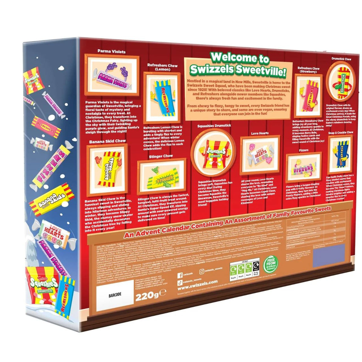 Swizzels Advent Calendar | Retro Sweet Christmas Advent Calendar for Kids Adults Advent Calendar - Tophatter Daily Deals
