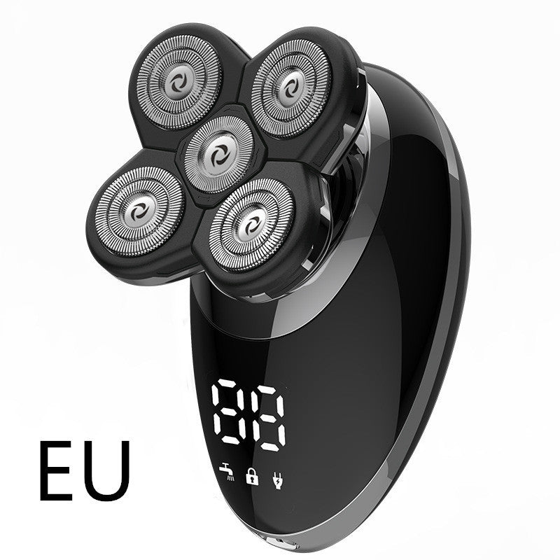 5in1 Powerful electric shaver USB rechargeable 5in1 gun color EU Plug 0 - Tophatter Daily Deals
