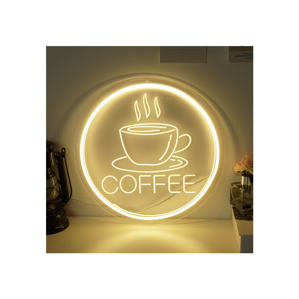 Acrylic Carved Luminous Character English Letter Decorative Lamp 7 - Tophatter Daily Deals